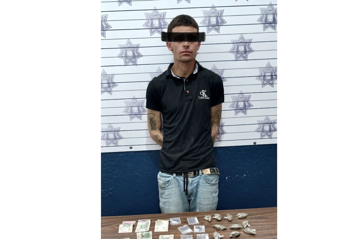 Detienen a presunto narcomenudista tras persecución en Magdalena de Kino