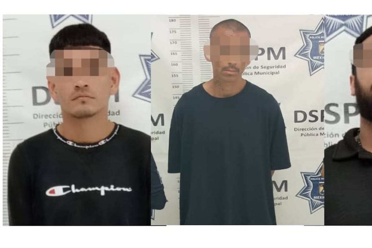 Tres hombres arrestados por delitos contra la salud
