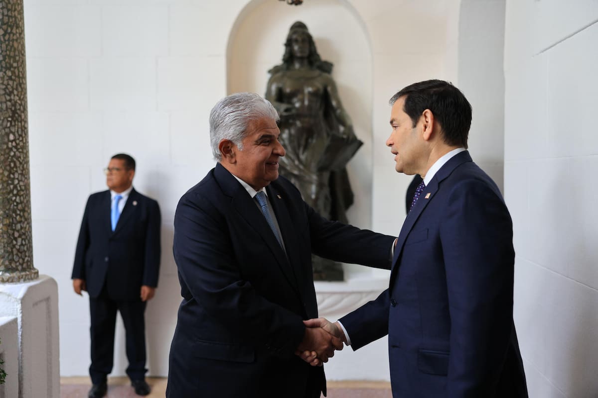 Marco Rubio y el presidente de Panamá se reúnen en plena disputa por el Canal