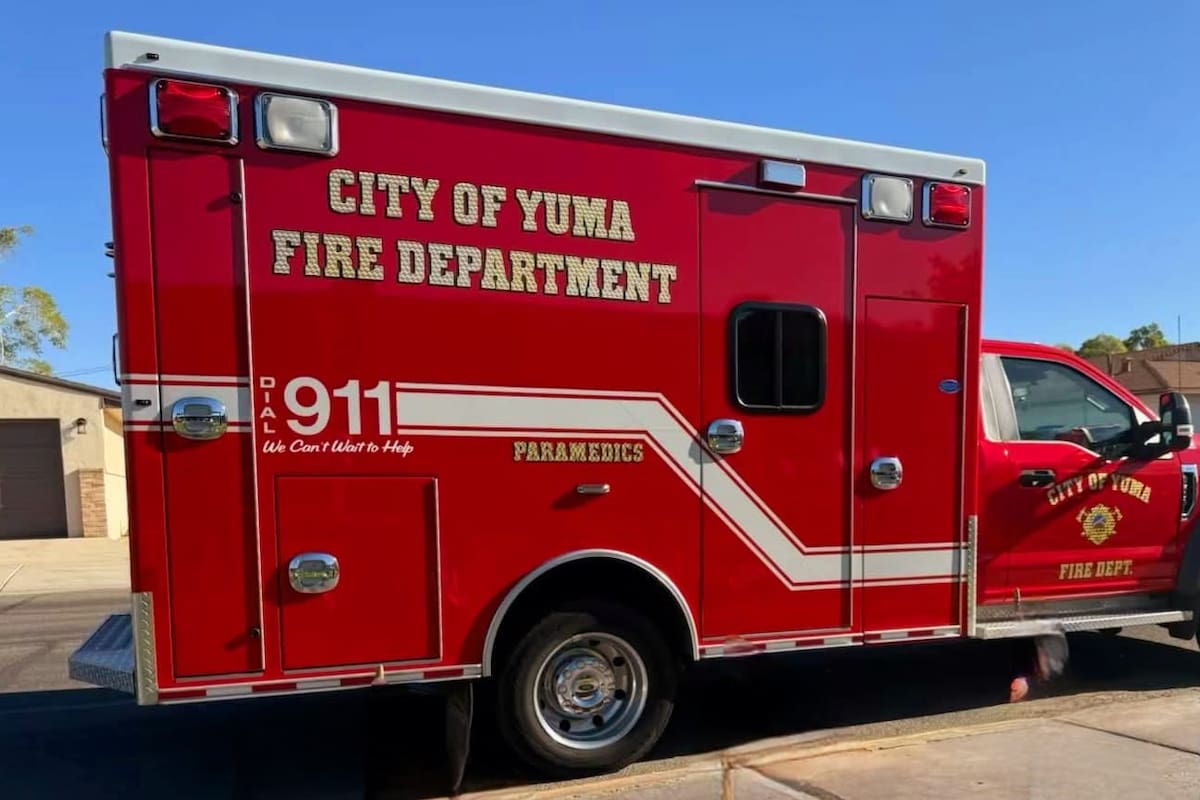 Peatón sufre heridas graves tras ser atropellado en carretera de Yuma