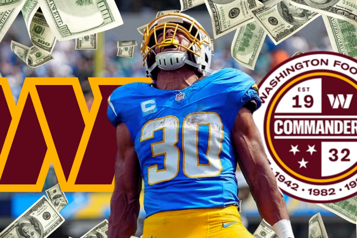 NFL: Washington Commanders firman al corredor Austin Ekeler por un contrato de dos años y $11.4 millones de dólares