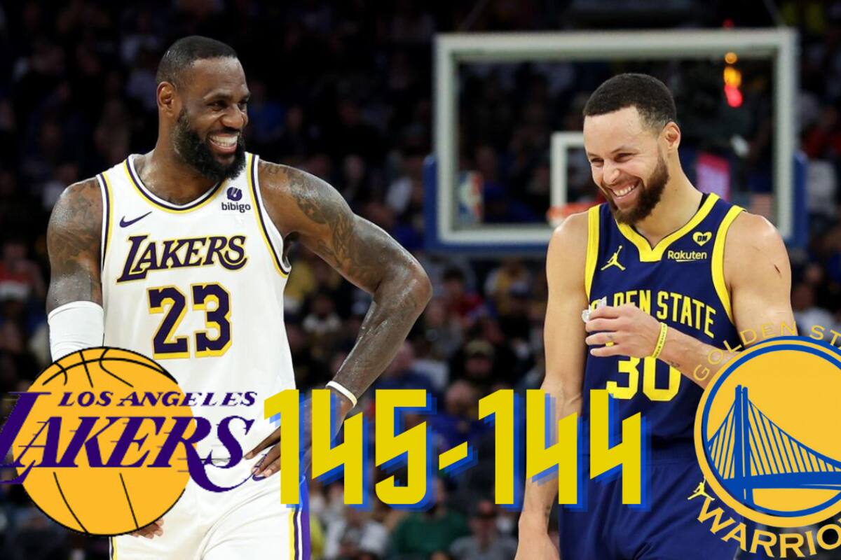 NBA: ¡El juego del año se los llevan Los Angeles Lakers ante los Golden State Warriors 145-144!