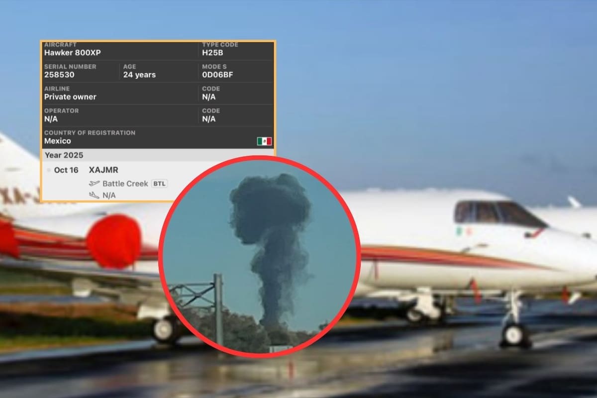 Avioneta registrada en México se estrella en Michigan: Tres fallecidos en Bath Township