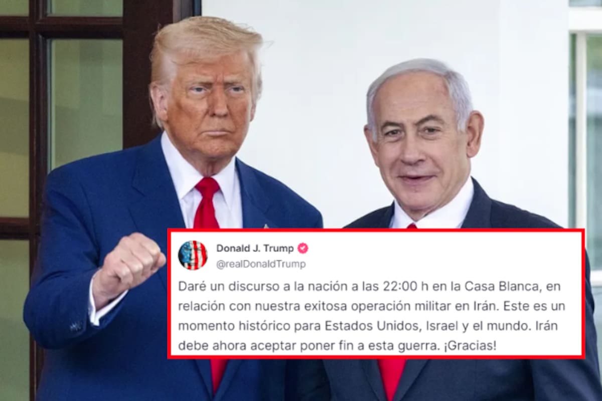 Trump anuncia discurso urgente tras ataque masivo de Estados Unidos contra instalaciones nucleares de Irán