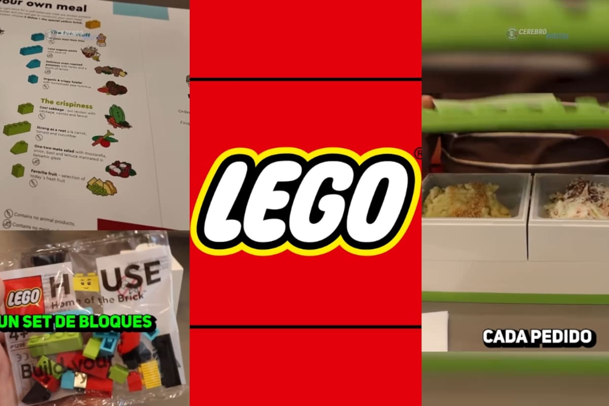 El restaurante de LEGO: así ordenas tu comida construyendo figuras y los meseros la traen hecha realidad