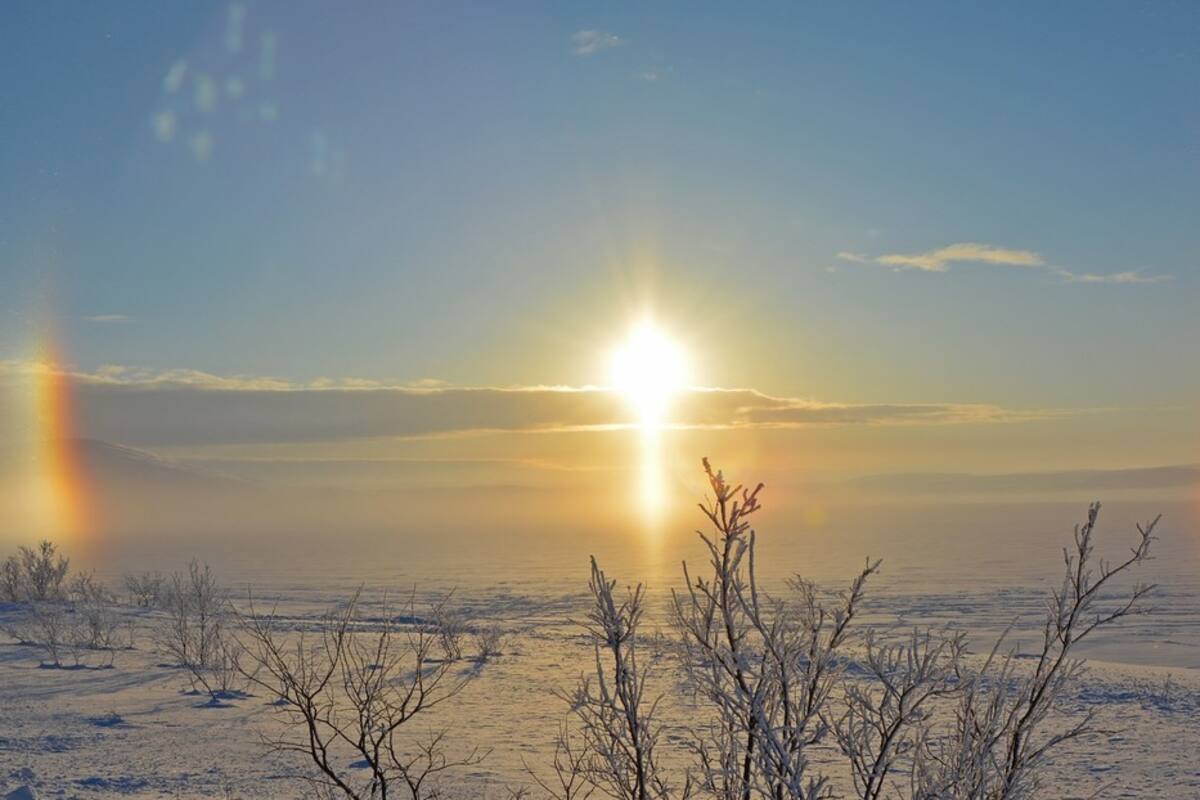 Captan en China increíble fenómeno donde aparecen “tres soles”