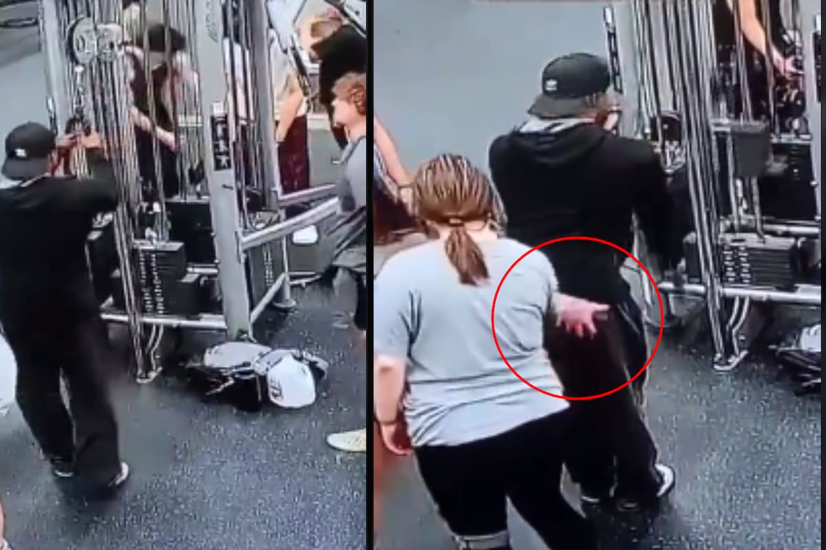 VIDEO: exhiben a mujer por “manosear” a un hombre en el gimnasio: “y si fuera al revés?”