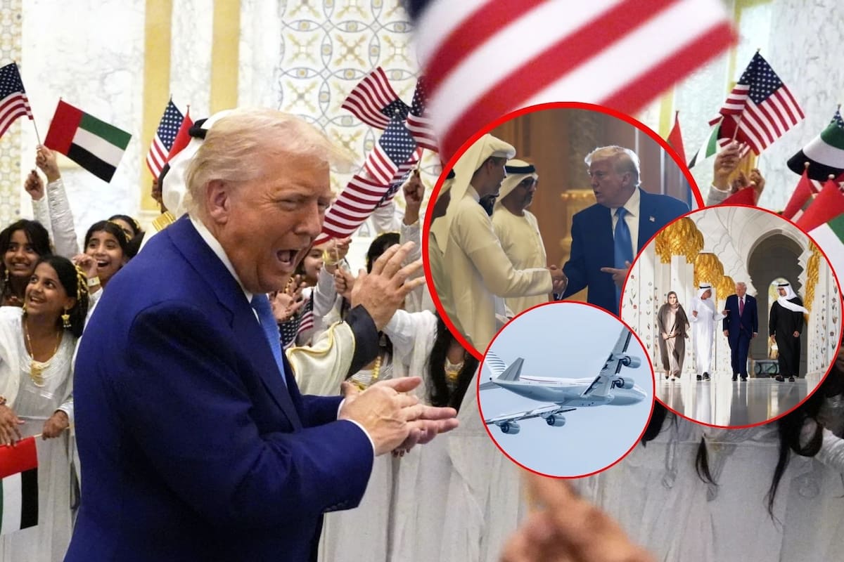 Lujo, negocios y un avión qatarí de 400 millones: Así fue el viaje de Trump por Medio Oriente