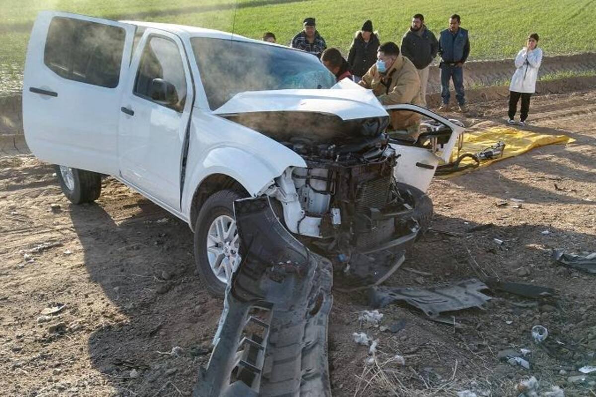 Agente municipal herida tras choque