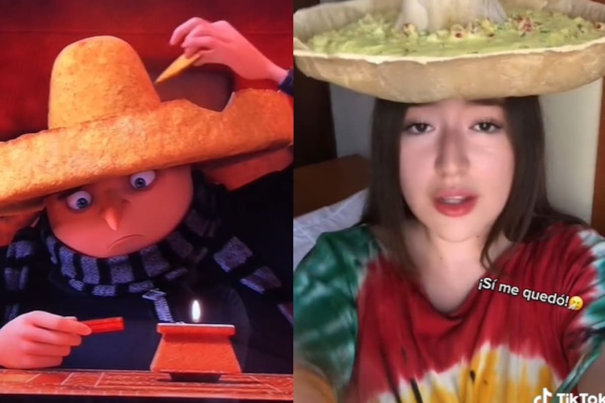TikTok: Joven recrea sombrero de nacho y guacamole de 'Mi villano favorito'