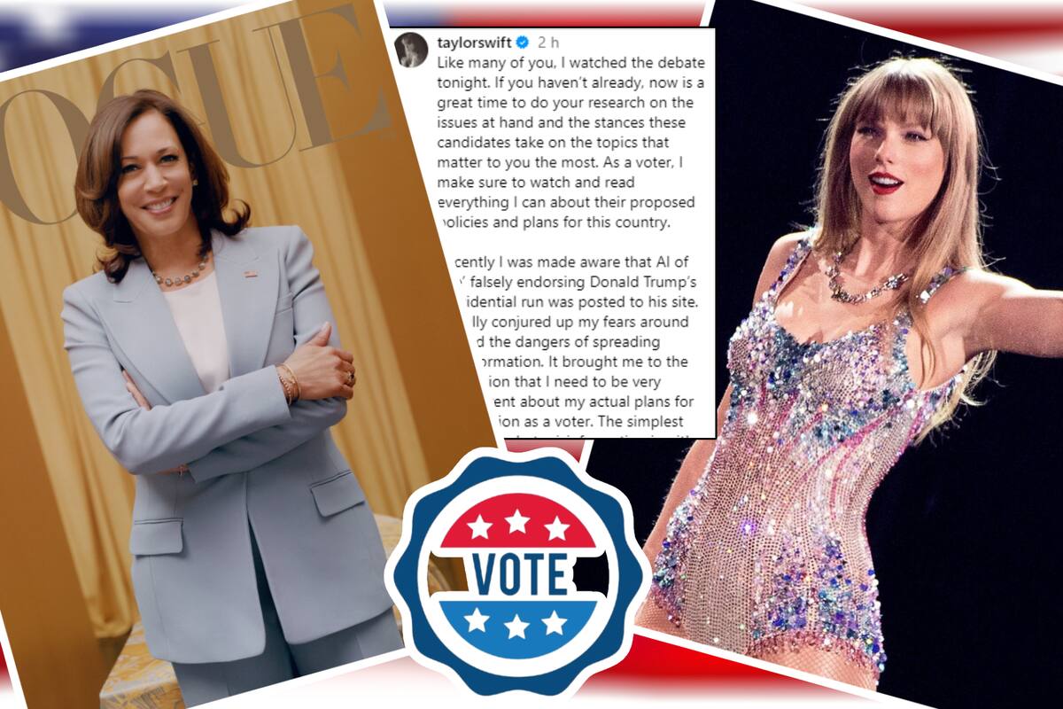 Swifties por Kamala: Taylor Swift respalda a Harris contra Trump