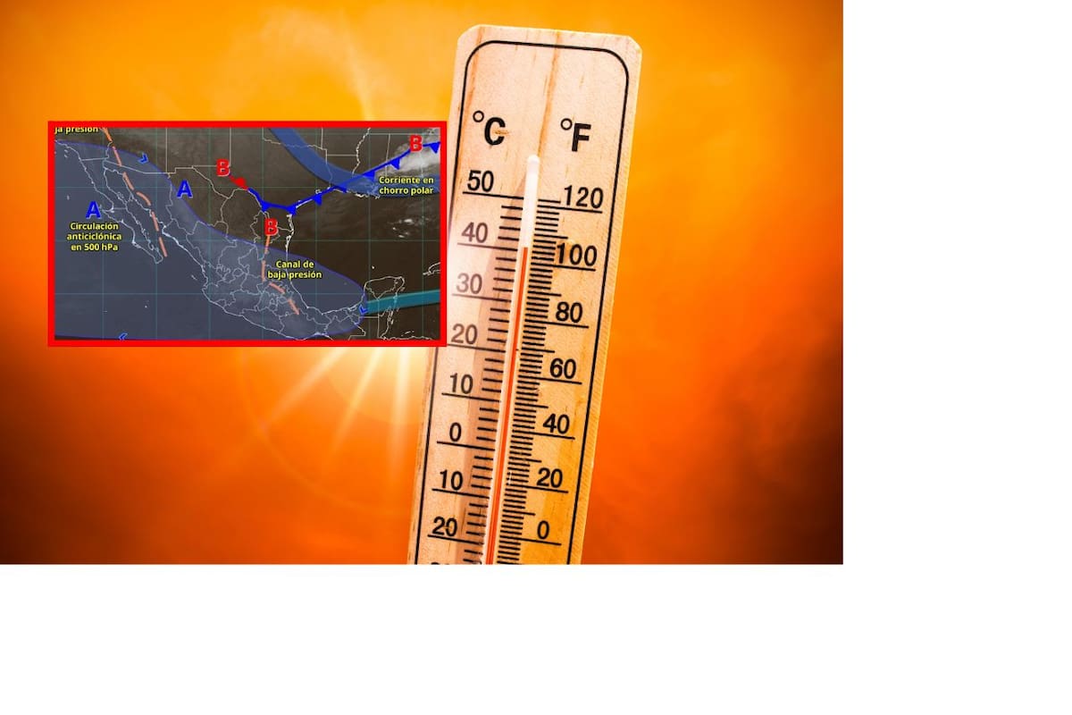 Cambios bruscos de clima en México: SMN alerta por calor de 45 grados, frío bajo cero y vientos de 50 km/h