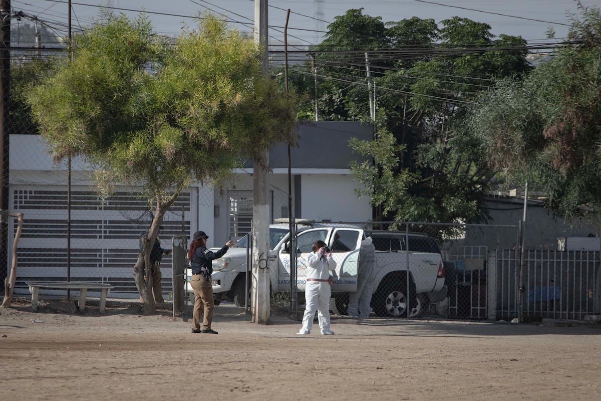 La víctima presentaba una lesión en la cabeza. Foto: Border Zoom