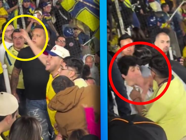 VIDEO: Aficionados del América corren del estadio y golpean a seguidores de Tigres