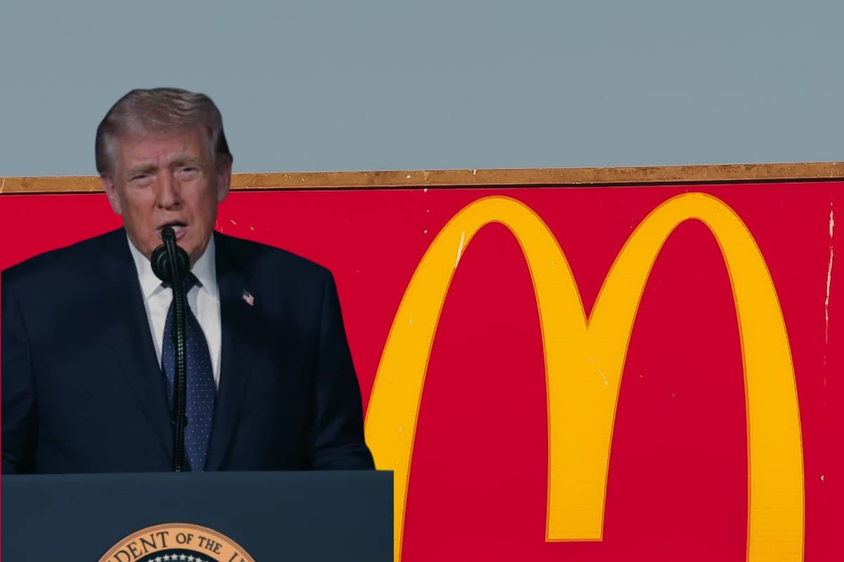 El miedo que lleva a Trump al llenar su avión de cajas de McDonald’s, según Robert F. Kennedy Jr.