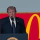 La razón de Trump de viajar con comida de McDonald's