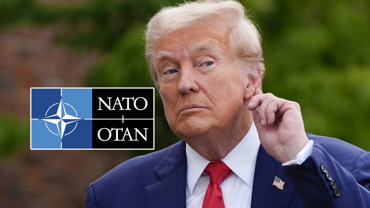 Donald Trump, presidente de Estados Unidos, sostuvo reunión con el jefe de la OTAN, esto se reporta. | AP