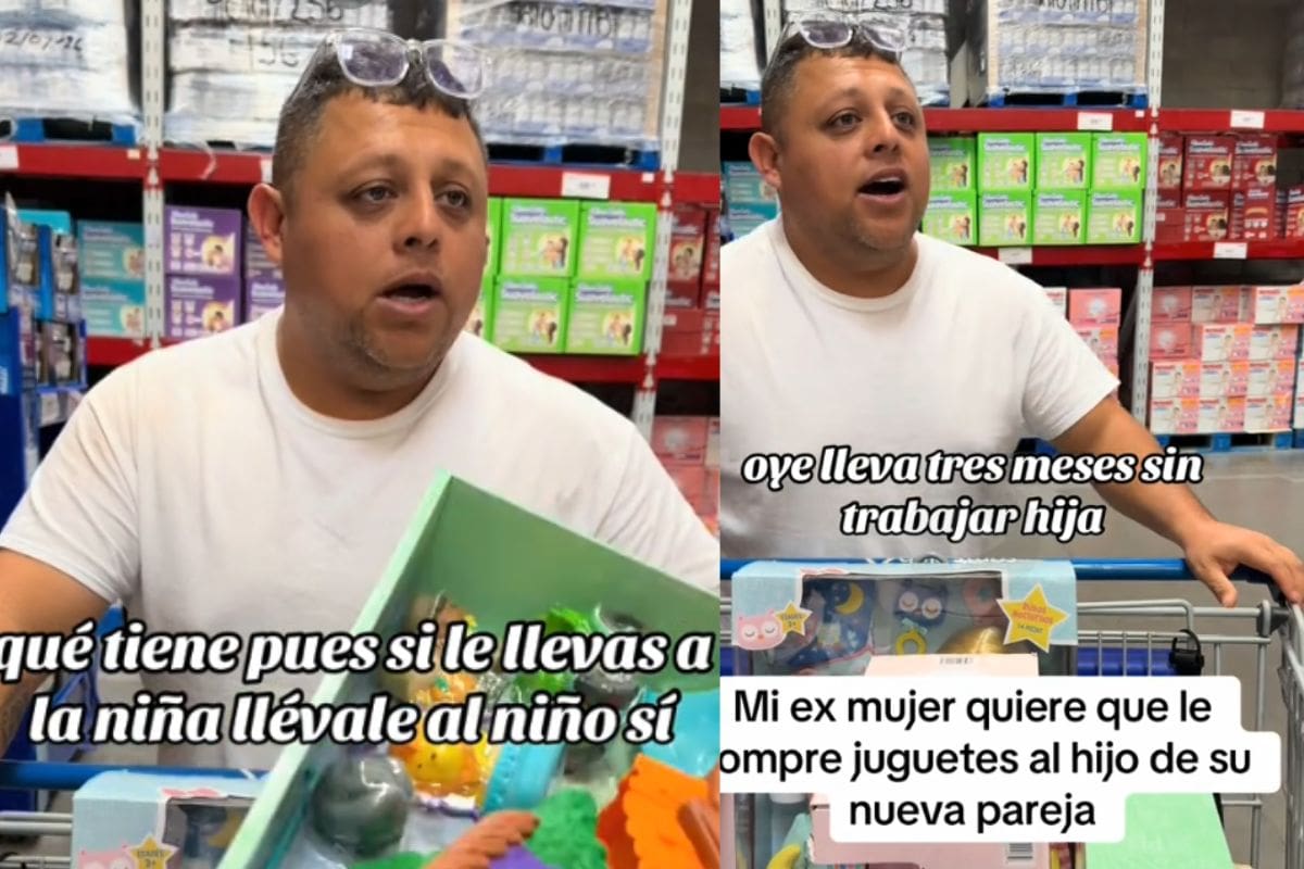 Tras ponerle una demanda, una mujer quiere que su ex le compre juguetes para el hijo de su nueva pareja