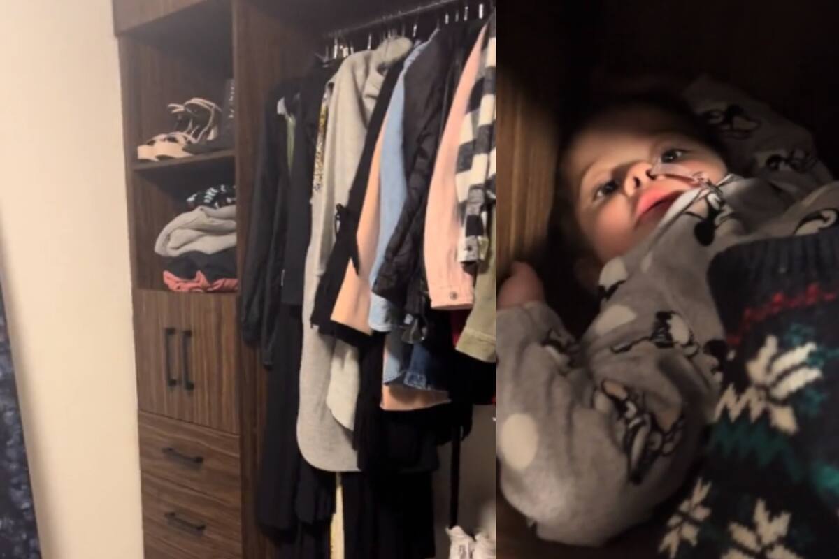 VIRAL | Padre esconde a su hijo en el ropero: así fue como su mamá lo encontró