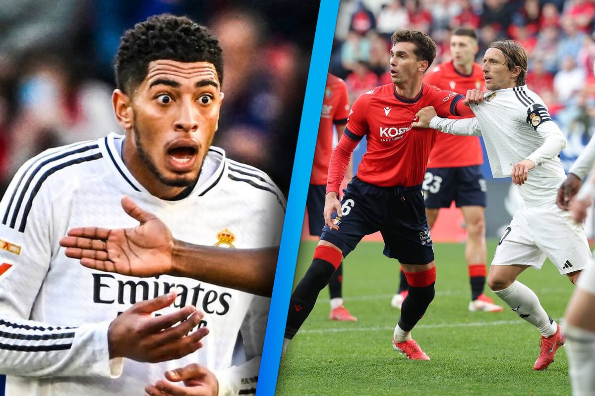 Real Madrid empató con Osasuna y Bellingham sale expulsado