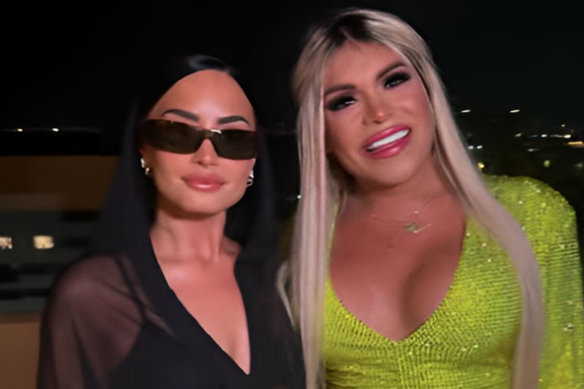 Wendy Guevara presume foto con Demi Lovato durante su visita a México