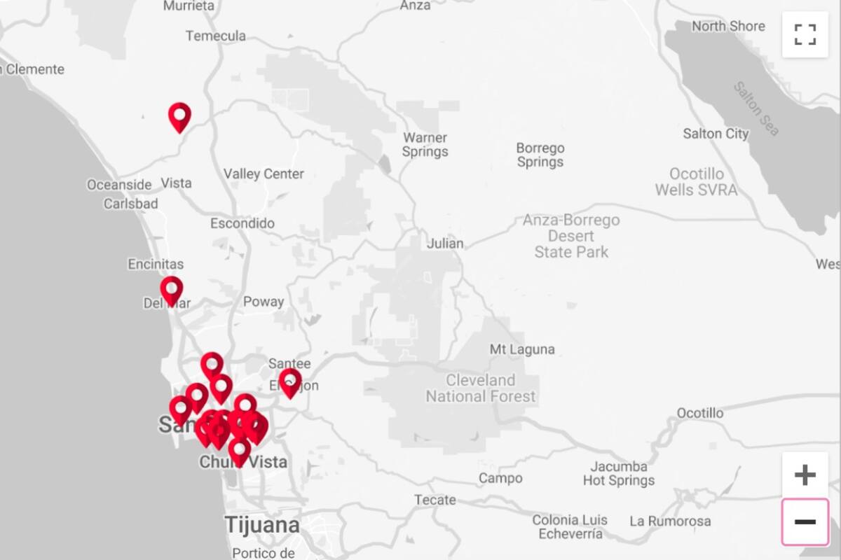 Miles de usuarios se quedan sin electricidad en San Diego