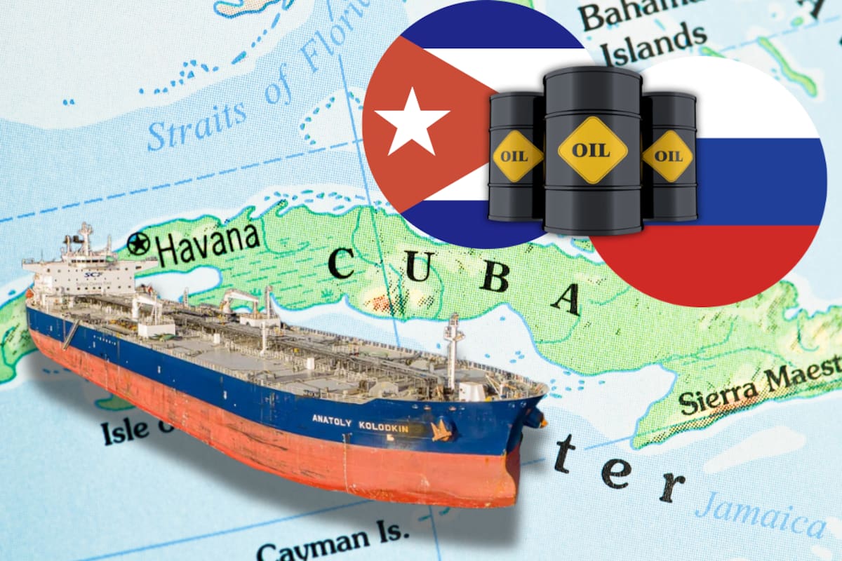 Petrolero ruso con 730 mil barriles de crudo navega hacia Cuba en medio de crisis energética en la isla