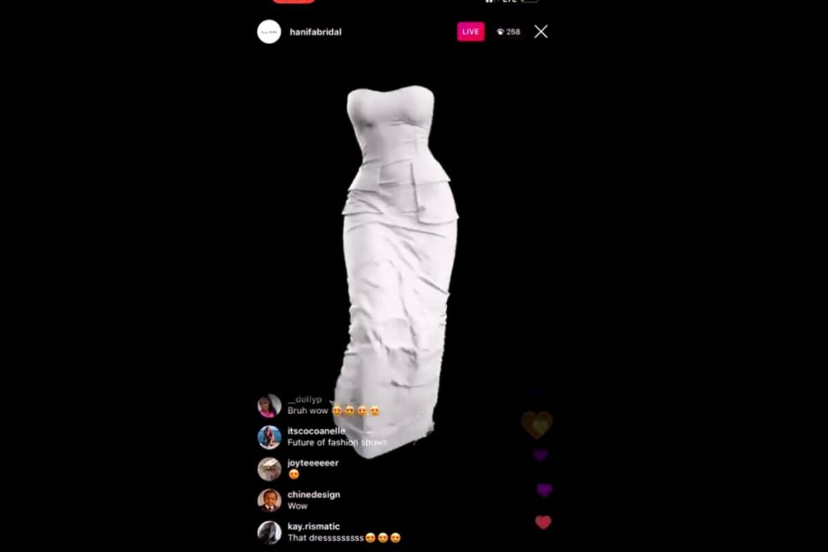 Diseñadora rompe esquemas al debutar pasarela con modelos 3D