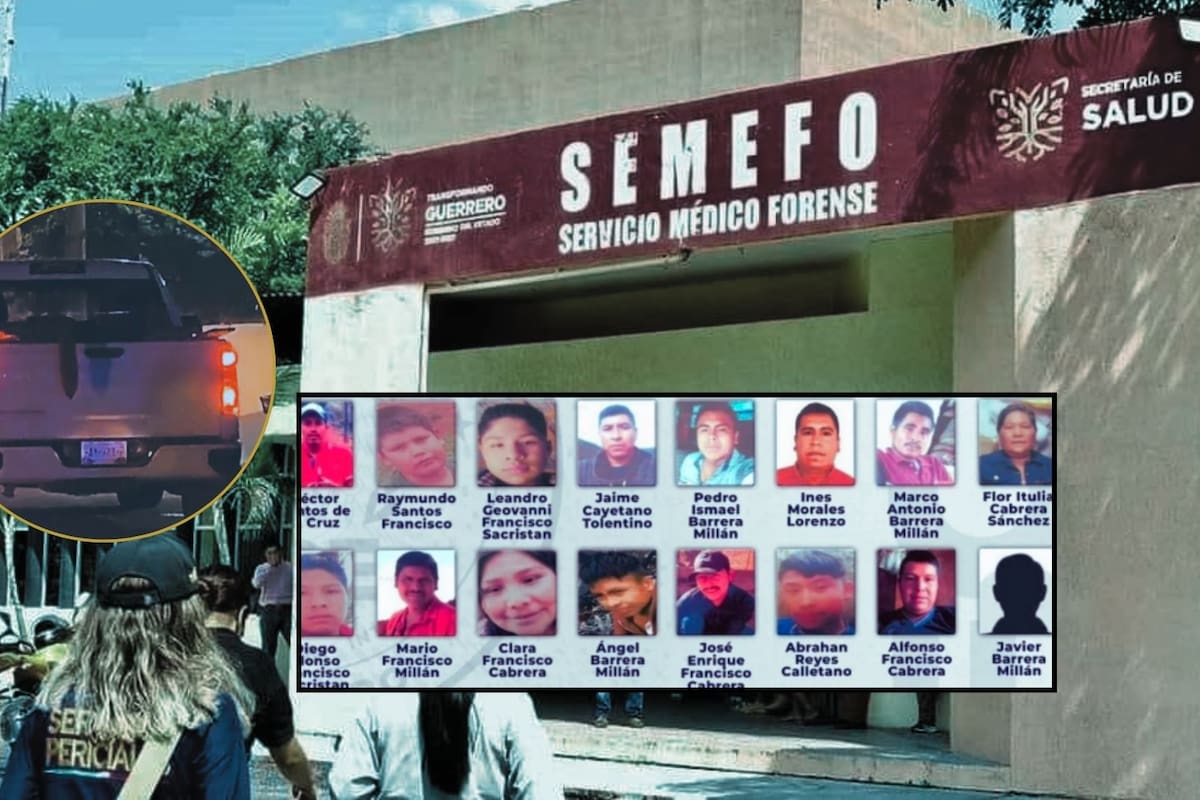 Revelan identidades de cuerpos hallados en camioneta en Guerrero; pertenecen al grupo de los 17 desaparecidos en Chilapa