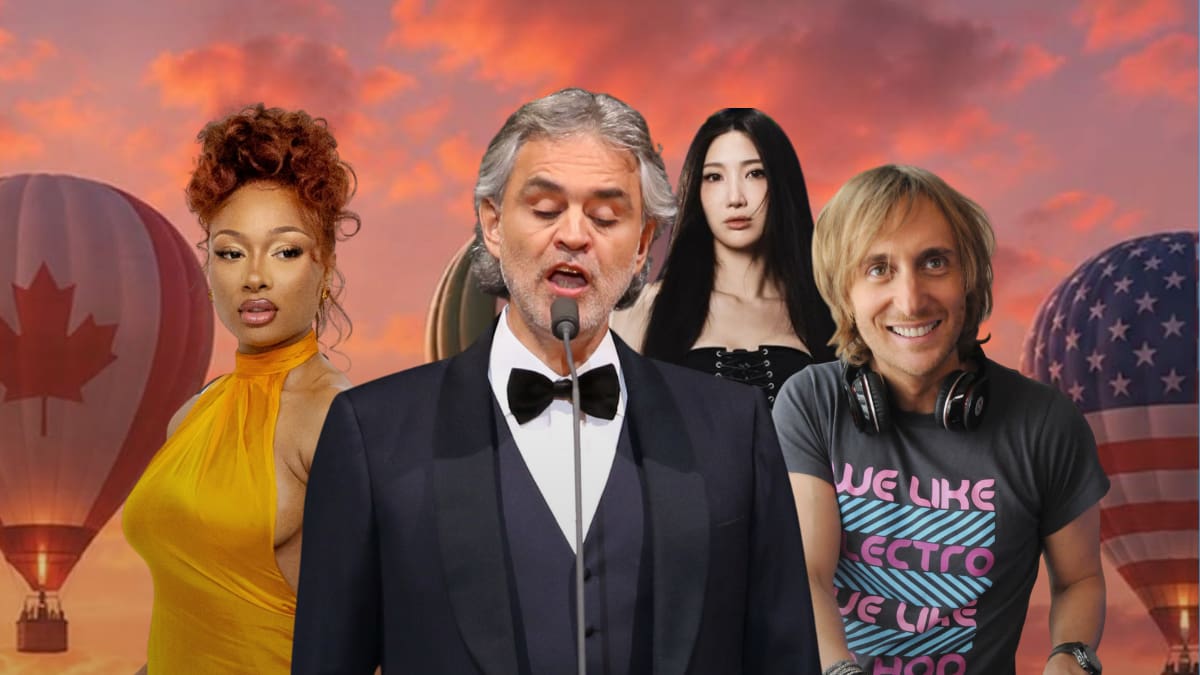 FIFA lanza “DNA”, un himno global con Andrea Bocelli, David Guetta, EJAE y Megan Thee Stallion