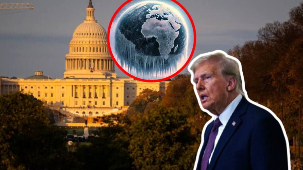¿Qué tanta diferencia de temperatura hay en comparación con otros años para que la investidura de Trump tenga que realizarse en un espacio cerrado?