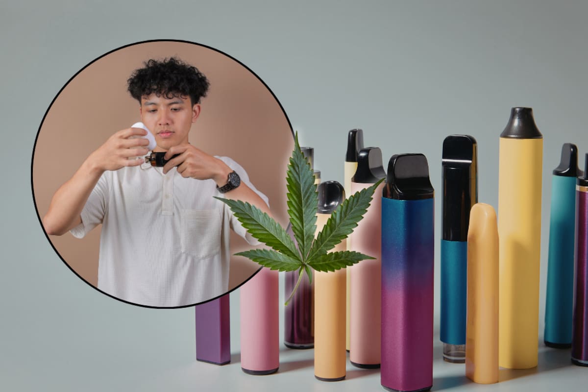 Menor detenido con un vapeador de posible marihuana; otro menor intoxicado