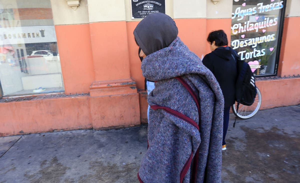 Imagen captada en el Centro de Hermosillo, Sonora durante el Invierno de 2023. | Eleazar Escobar