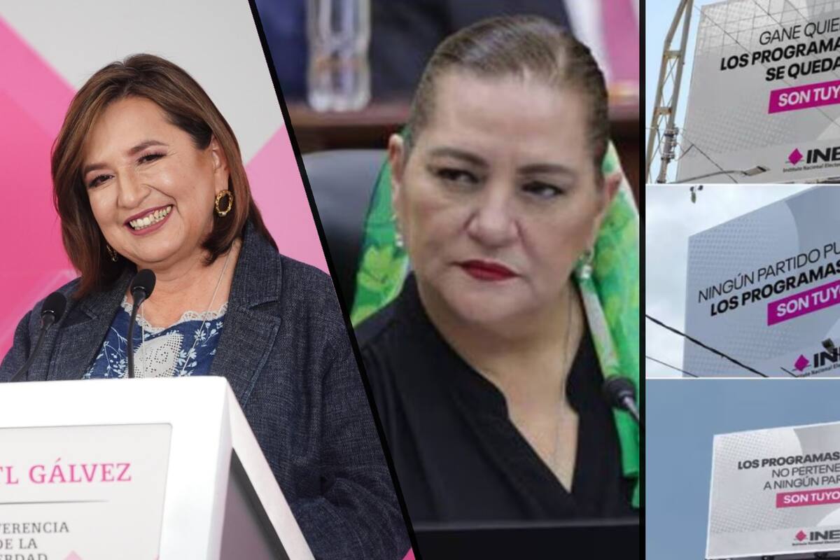 Xóchitl Gálvez retira imágenes del INE
