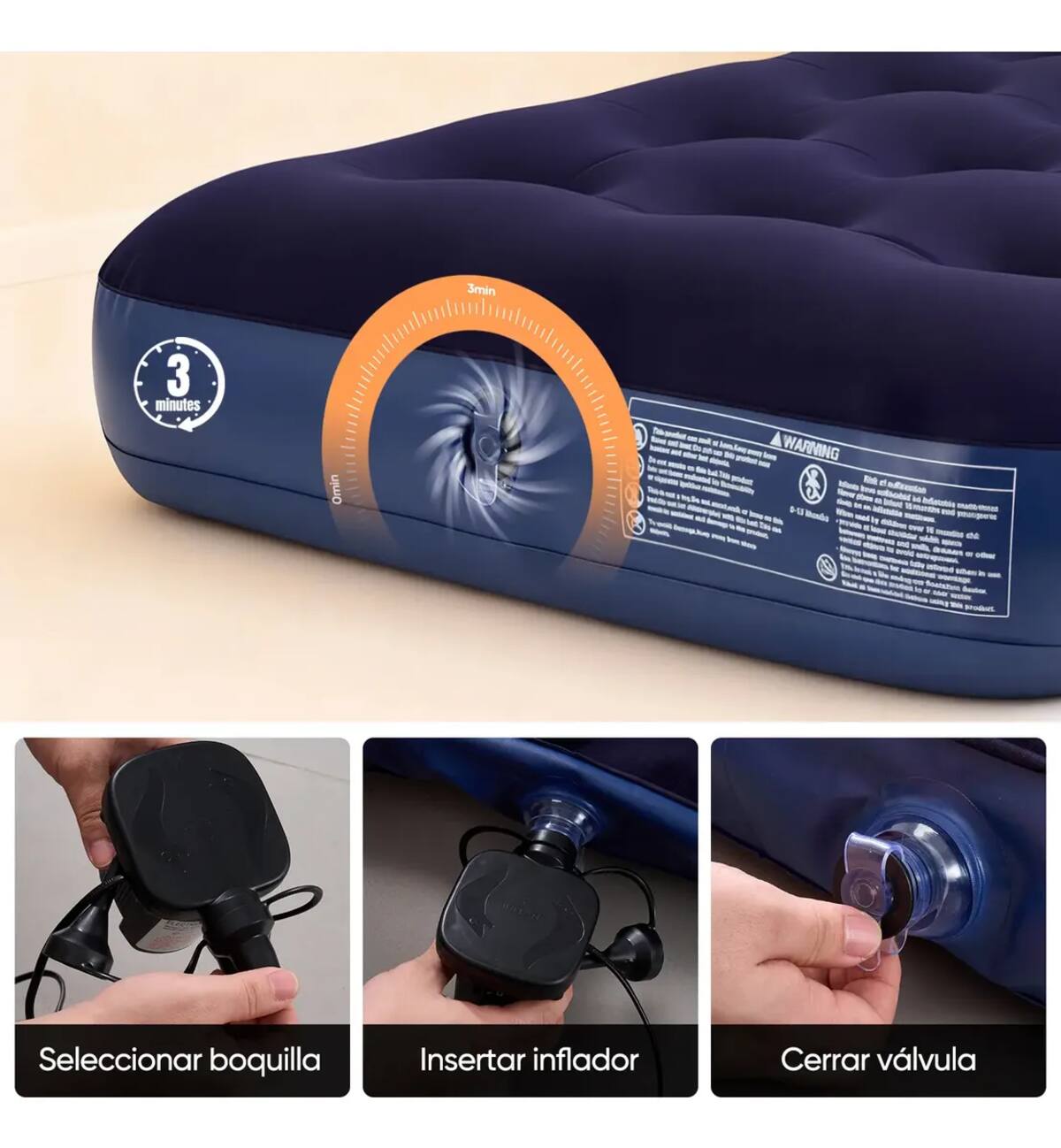 Colchón inflable individual | Mercado Libre