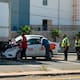 Choque de taxi y camión deja 2 lesionados en Tijuana-Tecate
