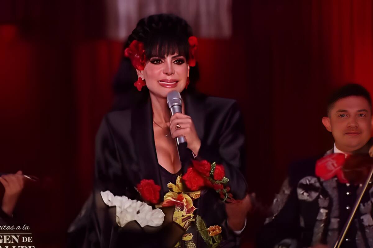 Maribel Guardia llora al recordar a su hijo tras cantarle a la Virgen de Guadalupe