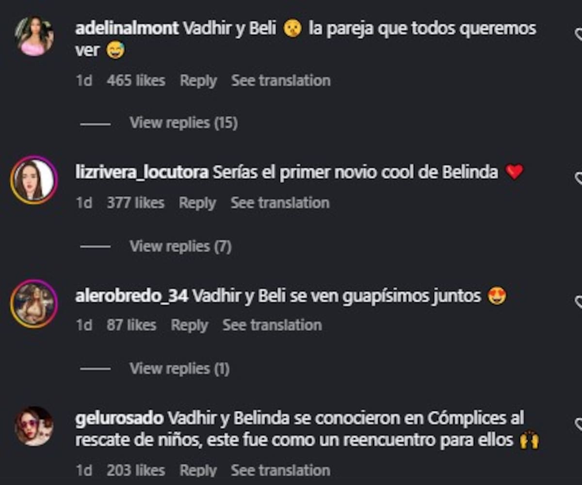 Fans piden una relación entre Belinda y Vadhir Derbez / Instagram @vadhird