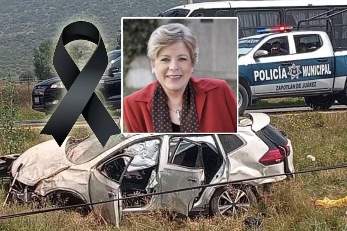 Alicia Bárcena confirma muerte de un integrante de su equipo tras accidente en carretera rumbo a Pachuca; esto se informa