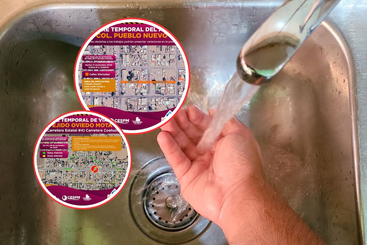 CESPM realizará obras que afectarán servicio de agua y tránsito en Mexicali