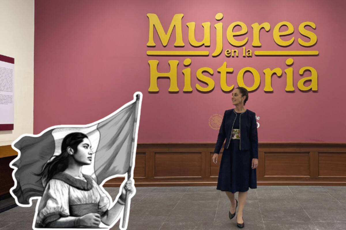 Claudia Sheinbaum inaugura la sala “Mujeres en la Historia” en Palacio Nacional
