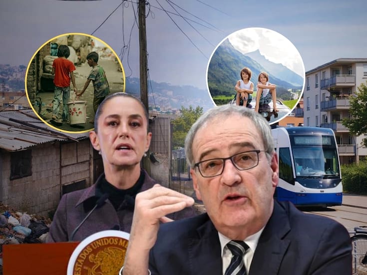 Mientras en México la pobreza se refleja en techos de lámina y calles sin servicios, en Suiza los barrios obreros mantienen agua potable, calefacción y transporte, con un salario mínimo de más de 4 mil francos (91 mil pesos mexicanos)