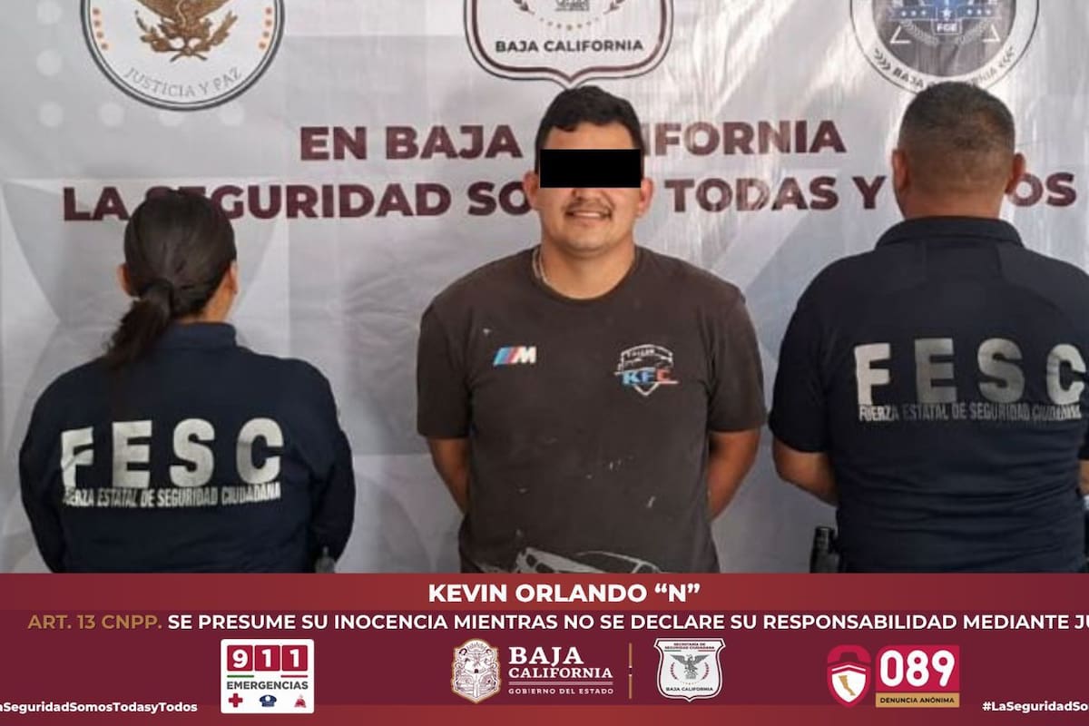 Detienen en Ensenada a hombre buscado por hostigamiento sexual