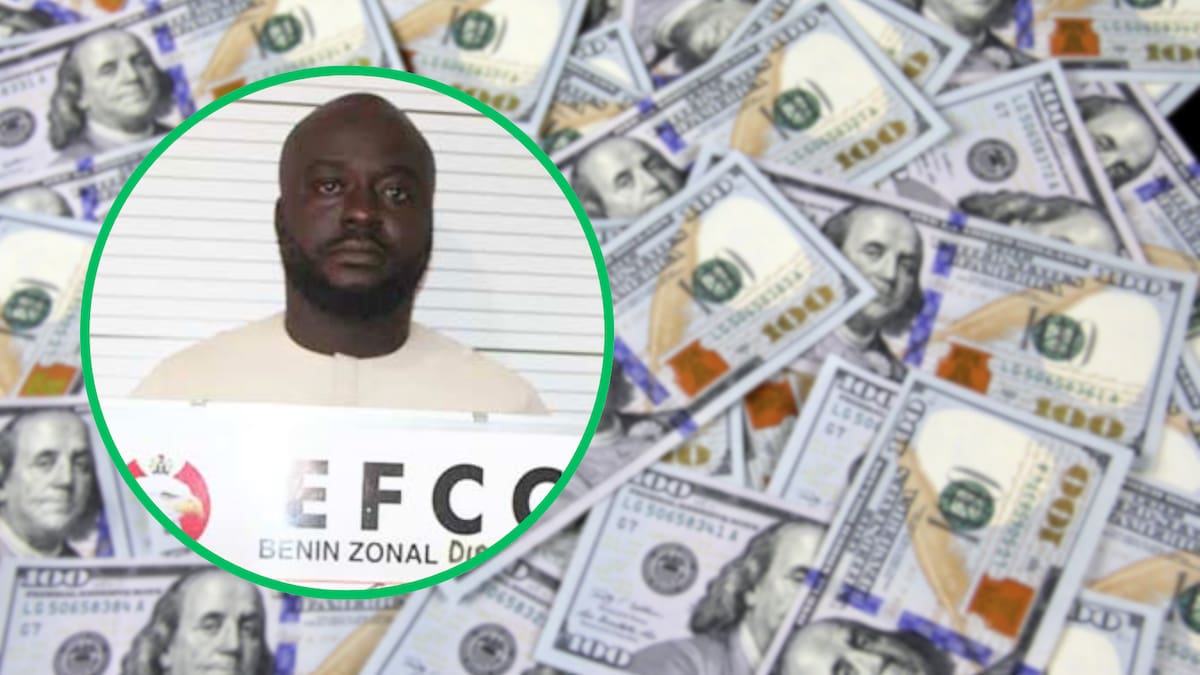 Un hombre recibió más de 1 millón de dólares por un error bancario en Nigeria, transfirió parte del dinero a cuentas de familiares, lo utilizó para gastos personales y fue sentenciado a prisión y a devolver los fondos tras una investigación por delitos financieros