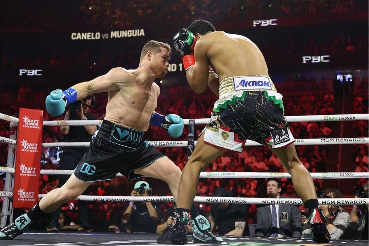 Saúl ‘‘Canelo’' acaba con el invicto Jaime Munguía por decisión unánime
