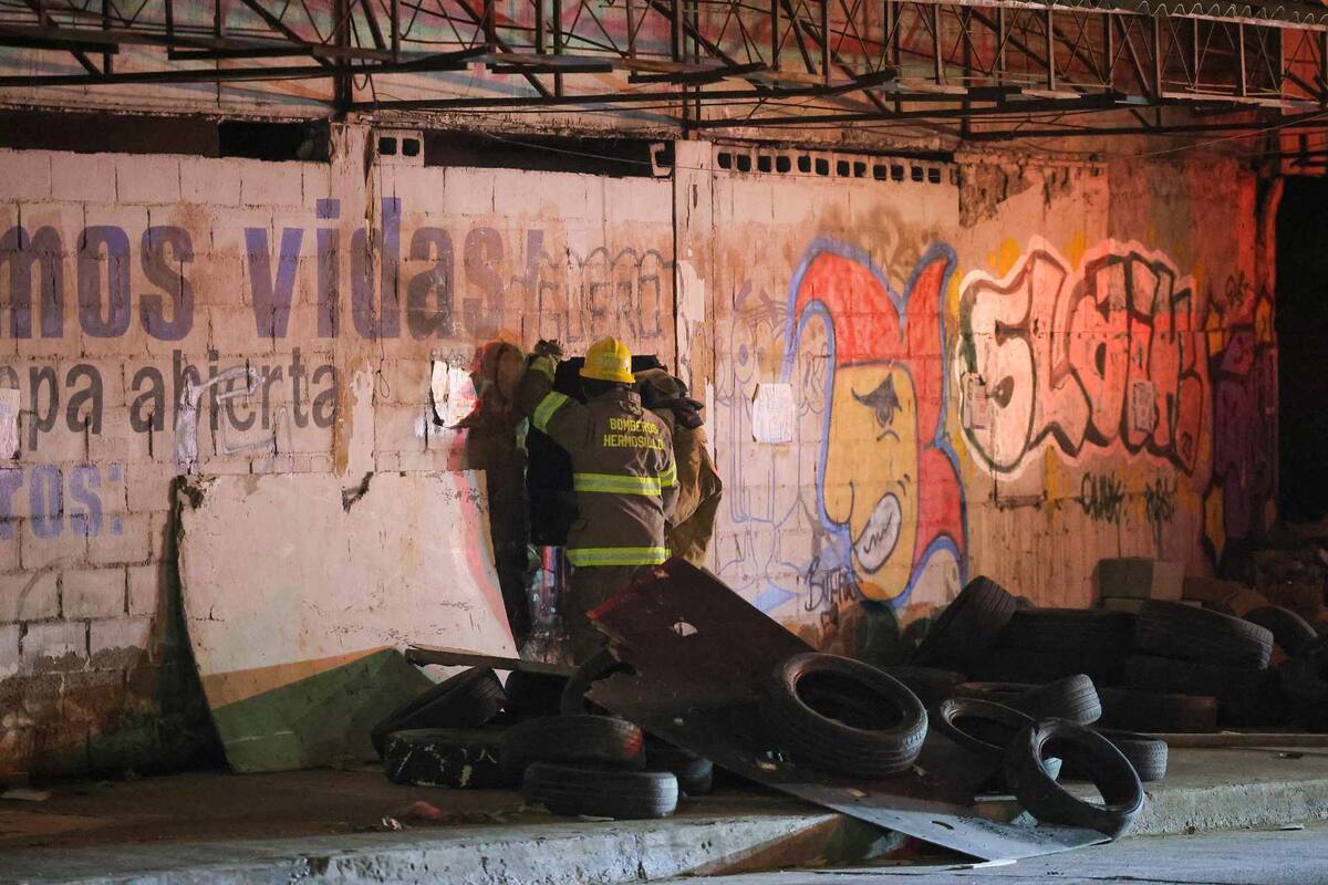 Incendio en Cinema 70 de Hermosillo moviliza a Bomberos. / Imagen de Gerardo D. Gonsález
