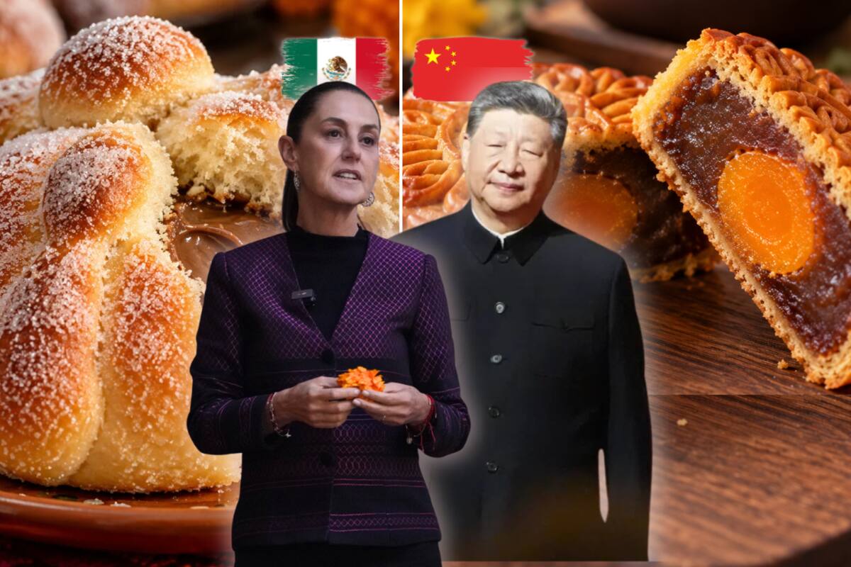 Mientras en México el pan de muerto se coloca en las ofrendas del Día de Muertos para recordar a los difuntos, en China los ‘mooncakes’ se comparten para celebrar la luna llena, la cosecha y la reunión familiar durante el Festival de Medio Otoño