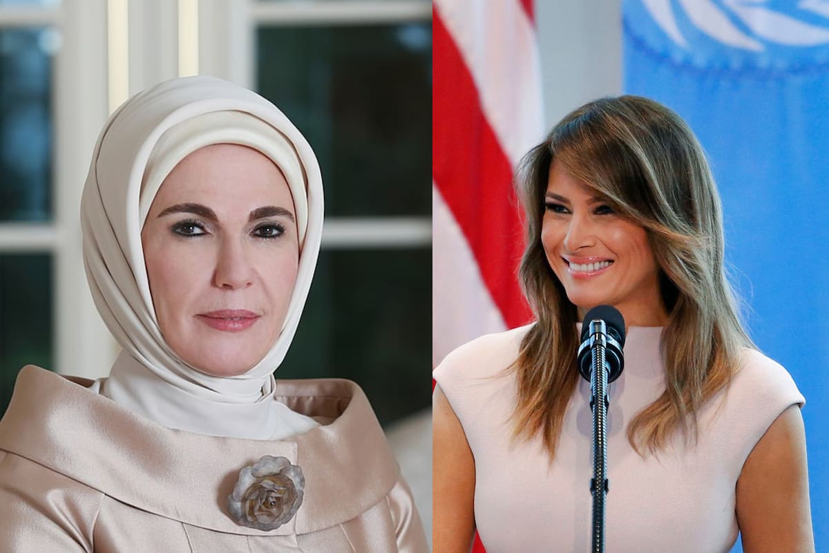 Primera dama de Turquía pide a Melania Trump la misma compasión para Gaza que mostró a Ucrania