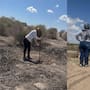 Colectivo Buscadoras Por La Paz halla restos óseos en Las Cuevitas detrás del Cerro Colorado en Hermosillo