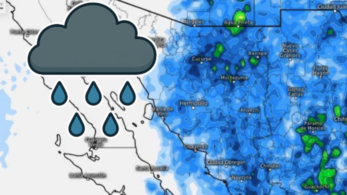 Tormentas eléctricas y rachas de viento azotarán Sonora este sábado: Protección Civil advierte por efectos del monzón mexicano